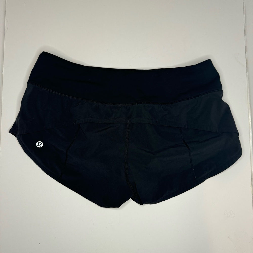 Black Lululemon shorts size 4